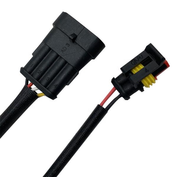 1.5mm Waterproof Electric Cable 3 Pin 5 Pin 6 Pin Wire Harness Connectors