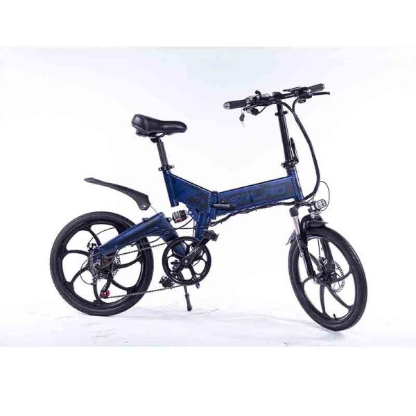 Mens Womens 20 Inch Electric Bike Fold Frame Long Lasting Battery