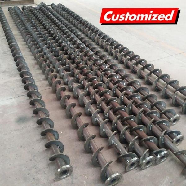 Fire Resistant Flexible Screw Auger Long Lasting Screw Conveyor Shaft Assembly For Manufacturing Plant