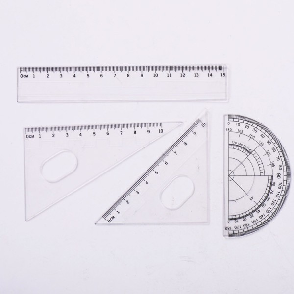 Wholesale High Quality10pcs Tools Math School Geometry Box Instruments