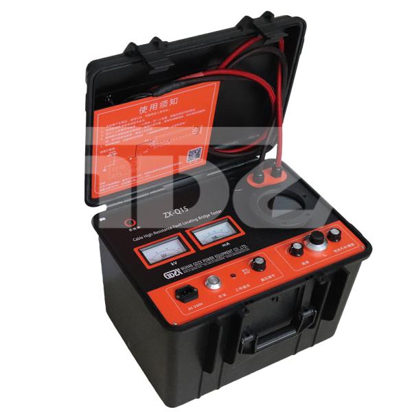 ZX-Q15 DC 15KV 30mA Кабельный локатор неисправности, кабельный просвет через источник