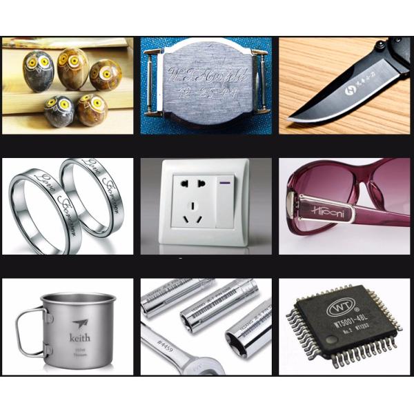 Lamp Bulb Metal Laser Engraver , 200 * 200MM Marking Area Laser Engraving Equipment