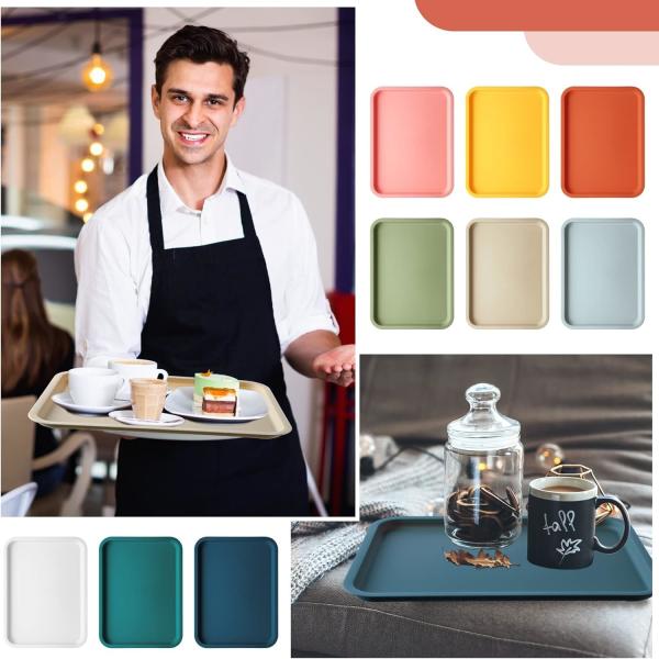Plastic Fast Food Trays Bulk Restaurant Serving Trays Cafeteria Trays Grill Tray School Lunch Trays Rectangular
