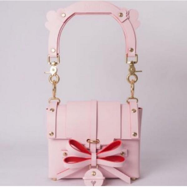 Japan and South Korea 2016 new female small square package bow shoulder diagonal handbag ornaments