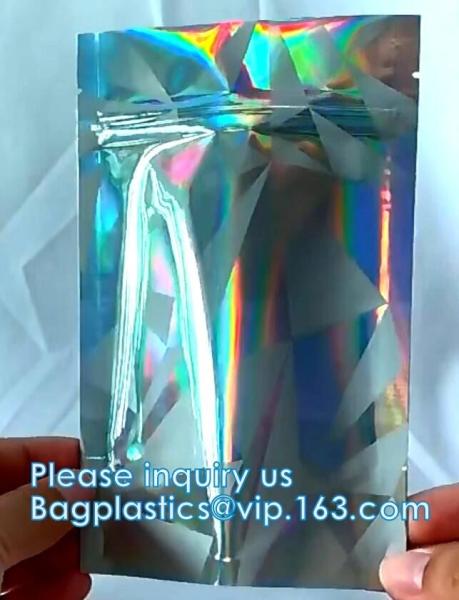 Foil Mylar Bags, Foil Pouch Bags, Multifunctional storage bags, Reusable, Recyclable, Resealable