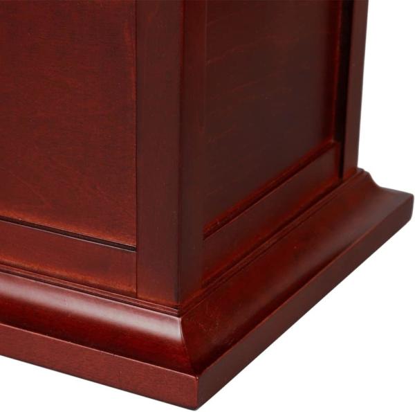 Cherry Solid Wooden Urns For Adult Male, Cremation Urns Eco-Friendly Wooden Casket Urn For Human Ashes Adult Female