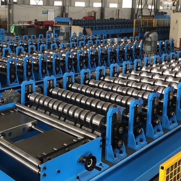0.3-0.8mm Metal Sheet Roll Forming Machine with ±2mm Cutting Tolerance and 30-45 Meters Per Minute Production Speed