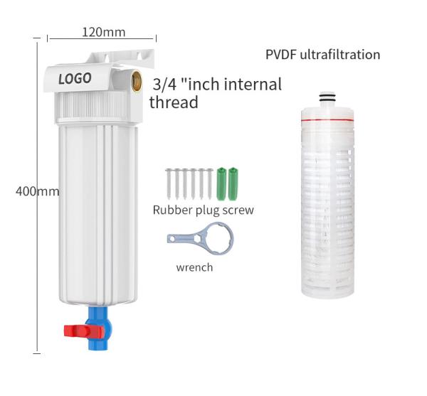 SS316 Whole House Sediment Filter Household Tap Water Filter 8000L/H