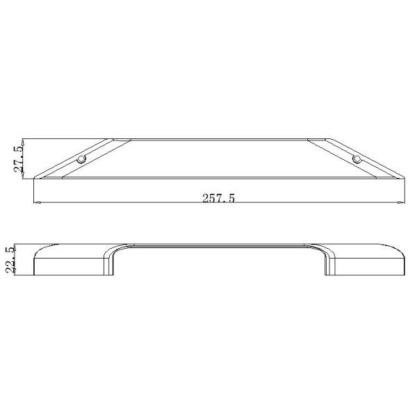 Furniture Hardware Pulls Zinc Alloy Electroplated for Wardrobe Kitchen