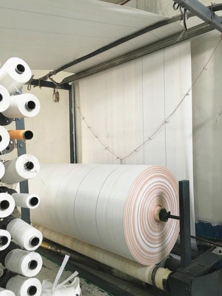 65cm Width customized colour Tubular PP Woven Fabric For PP woven Bags
