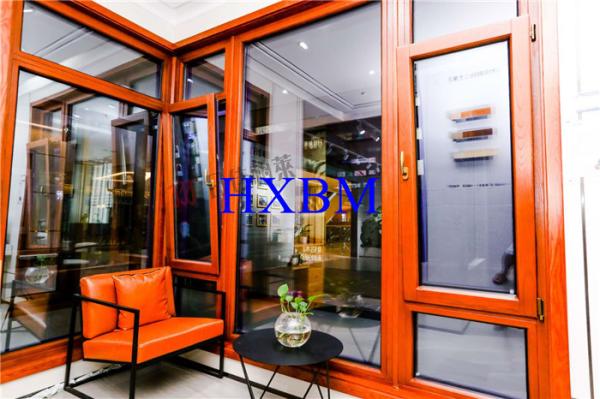 6063 -T5 Thermal Break Aluminum Profile Wood Clad Aluminum Windows