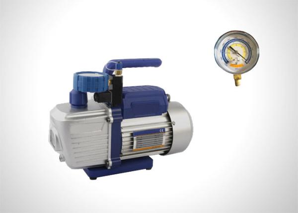 2 Stage Refrigeration Rotary Vane Vacuum Pump With Solenoid Valve 1.5-12 CFM