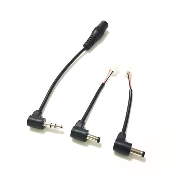 Tin Plated Copper DC Connector Cable Audio Video Molded Electronic Wiring Harness RoHS