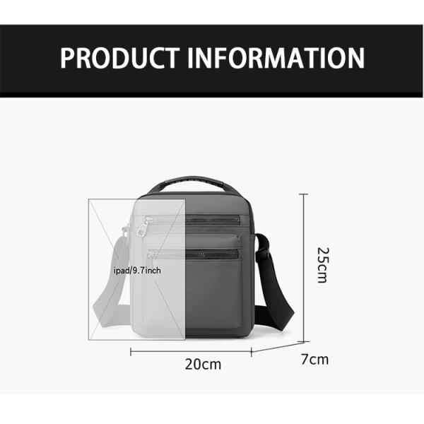 Bolsa de bolsas de mensajería a granel impermeable para hombres