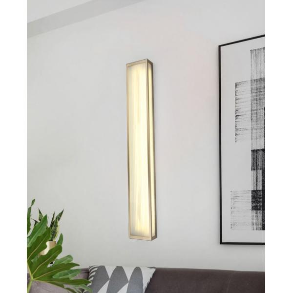 European-style stainless steel outdoor wall light glass villa courtyard wall light community exterior wall light