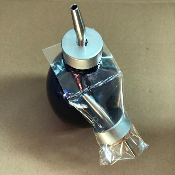 Factory Wholesale 304 Stainless Steel Oil Pourer Spout with Cork Stopper for 38mm bottle