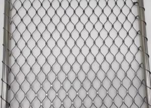 Stainless Steel 304 Rope Netting 1.6mm Cable 52mm Mesh