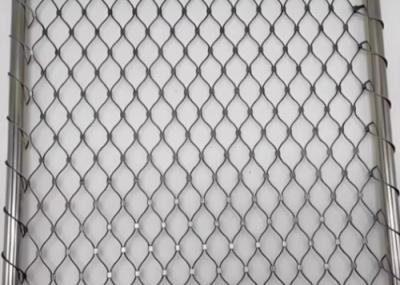 Stainless Steel 304 Rope Netting 1.6mm Cable 52mm Mesh