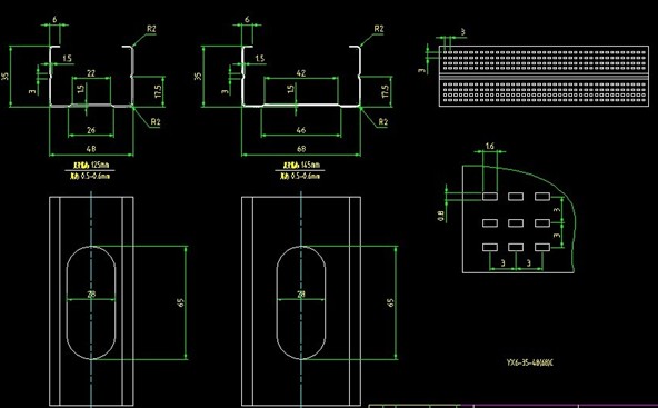 Стержень металла и крен следа формируя машину, крен металлического листа бывший для ферменной конструкции крыши