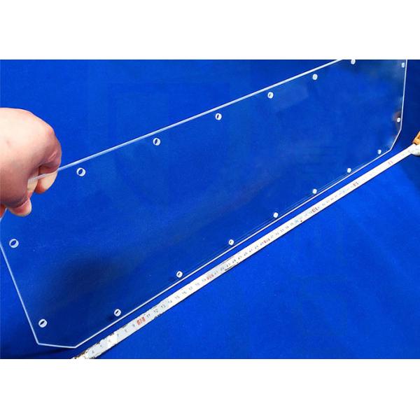 Large Size Transparent Uv Polished Fused 20/40 Quartz Glass Plate