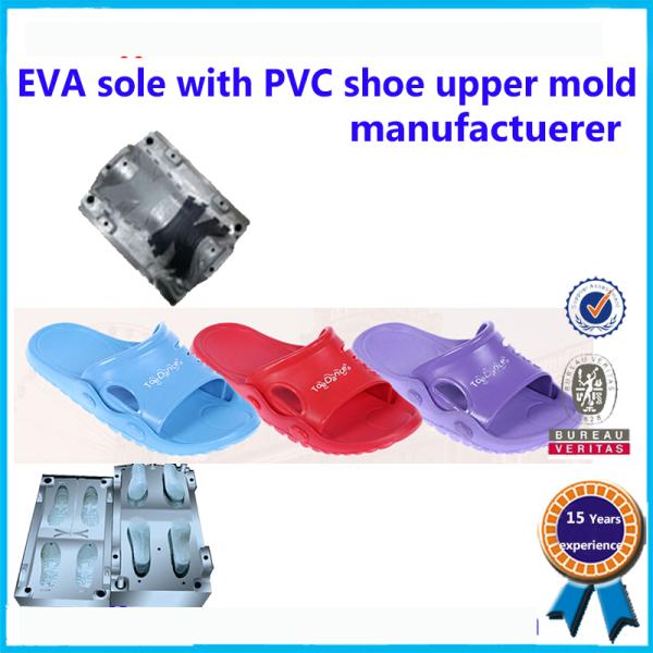 Two Color EVA Mould Durable Aluminum / Steel Sandal Shoe  Mould