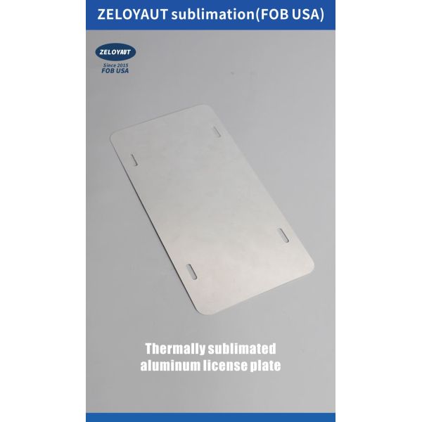 Wholesale Sublimation Car License Plate Blanks 12x6 Inch Personalized Custom Aluminium Car Nameplate Hide