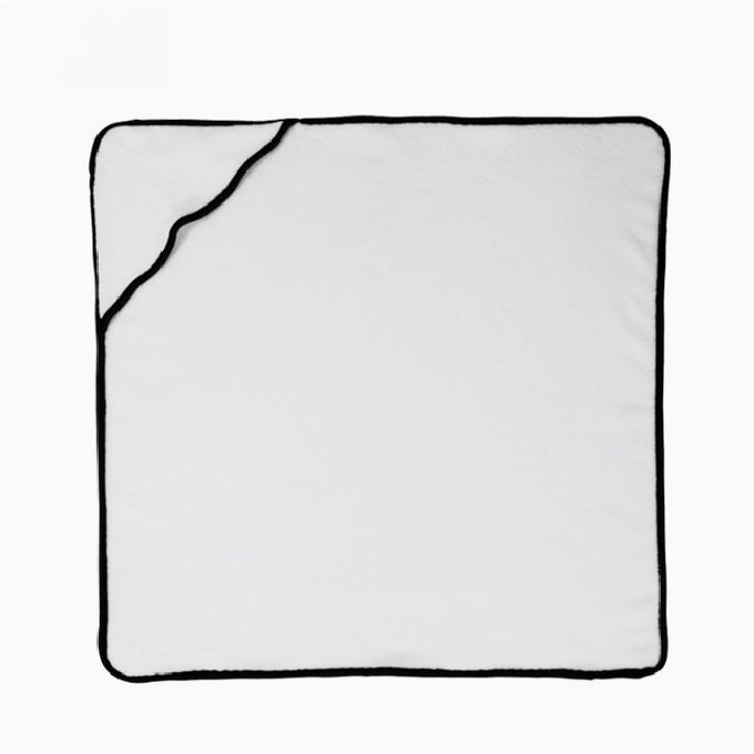 Custom 30x30 Inch blank Baby Toddler Hooded Towel Super Soft 100% Polyester Plush Sublimation Blanket For Children Reusable