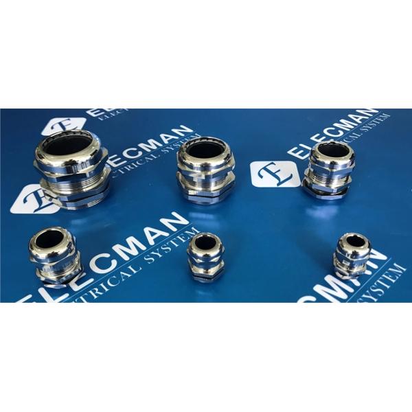 Никель покрыл латунный водоустойчивый тип железы кабеля продетый нитку