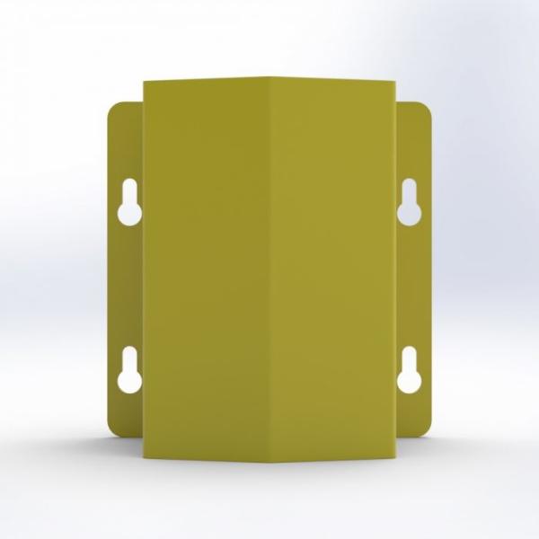 Wall Mounted Galvanised Pipe/Cable Protector - 300 x 292 x 230mm From China Metal Fabrication Factory