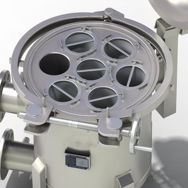 Продовольственный магазин Essential 304 нержавеющая сталь мешок фильтр корпуса с зажим вес KG 62