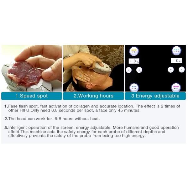 Mini Portable 3D Face Wrinkle Remover Machine , HIFU Face Lifting Machine