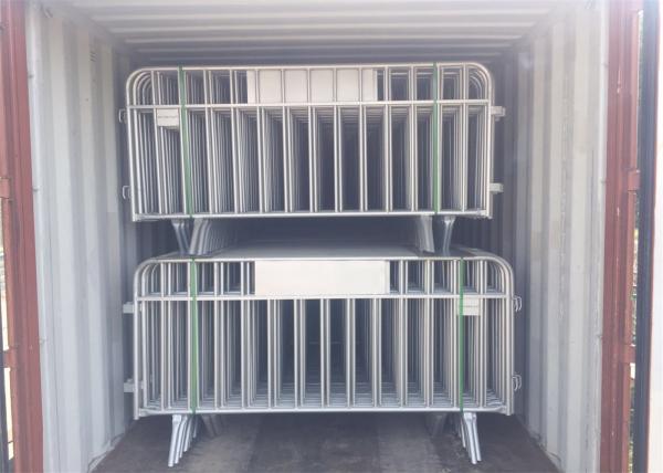 304 Stainless Steel Temporary Fence Crowd Control Barriers