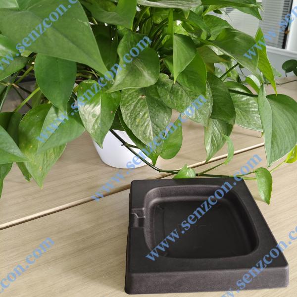 Direct factory supply of electronic products. Black embedded environmentally friendly pulp molding packaging base for TV set-top boxes, which is shockproof and drop-proof.