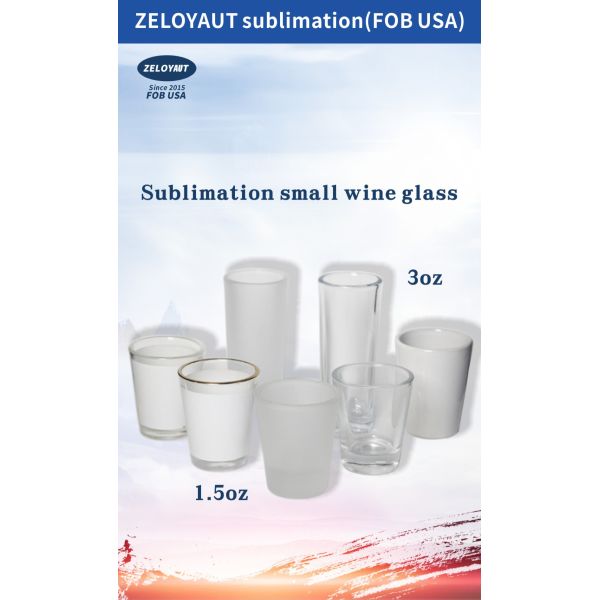 Direct Factory Sale-Small Frosted Wine Glass Cup for Promotional & Business Gifts for Sublimation Mug