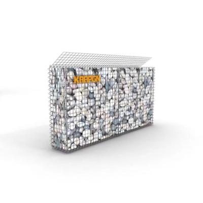 1x0.2x1m Galvanized 5mm Stone Gabion Baskets Wall