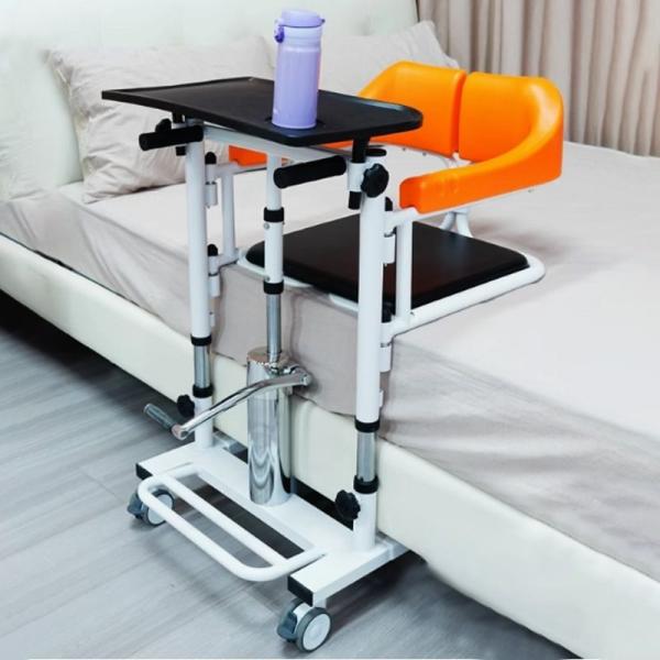 Chaise hydraulique de transfert de patients à 180 degrés avec roue de roue universelle 60*80*40cm