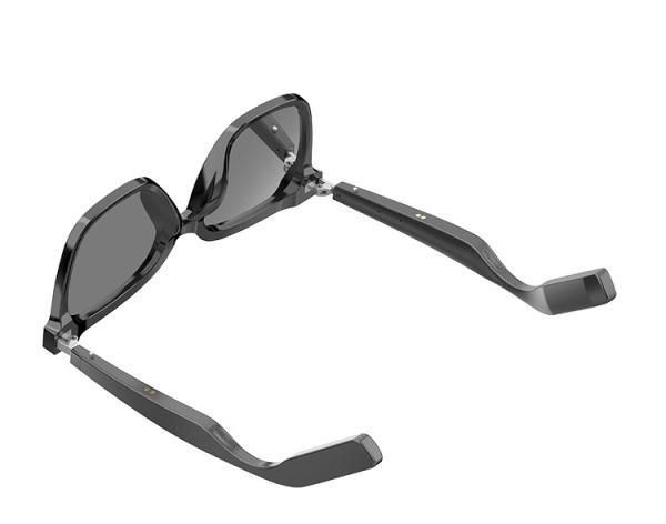 BT 5.3 Version 10 Heures Noir musique intelligente Bluetooth lunettes de soleil avec appel
