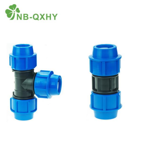 Pedido personalizado aceito Artigos de compressão Pn16 azul escuro PP de cotovelo para fornecimento de água