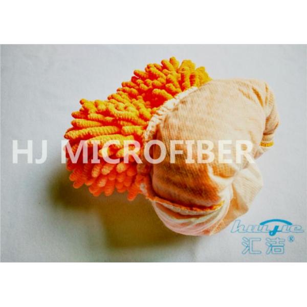 перчатка чистки автомобиля перчатки мытья синеля 1500гсм Микрофибер с эластичным тумаком