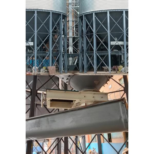 1~100m Length Automated Carbon Steel Shaftless Screw Conveyor For Cement Grain Powder