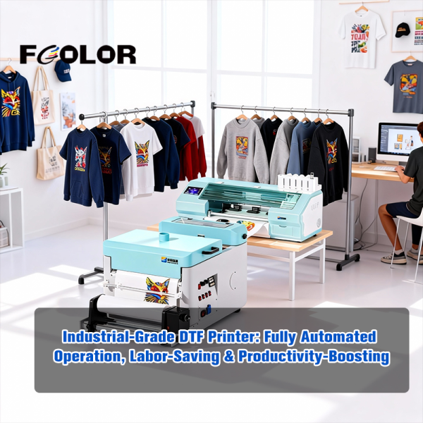 FCOLOR Factory Supply A3 Automatic Powder Shaker Machine for Dtf A3 Dtf Powder Shaker Machine