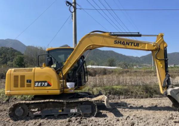 Used Shantui 7.5 Ton Hydraulic Crawler Excavator