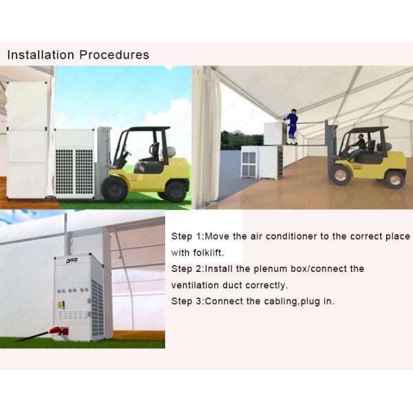 Packaged Outdoor Tent Air Conditioner Event / Conferences Cooling Usage