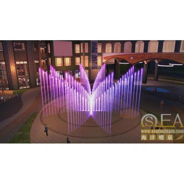 Controlar sin esfuerzo la música y los colores de nuestras fuentes de piso 304 de acero inoxidable