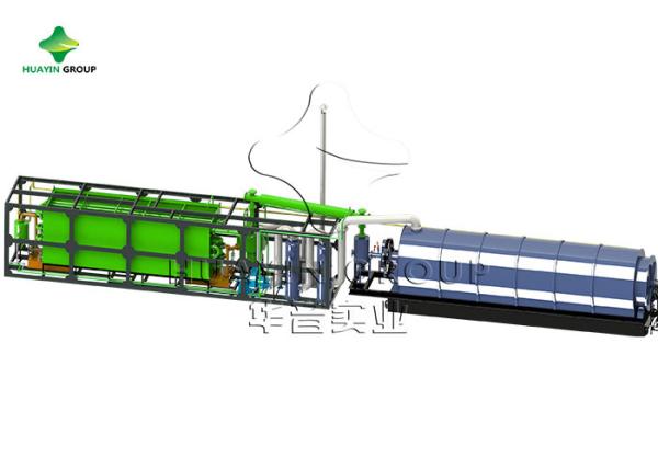 4 Ton Tyre Recycling Machine To Fuel Oil Small Pyrolysis Machine