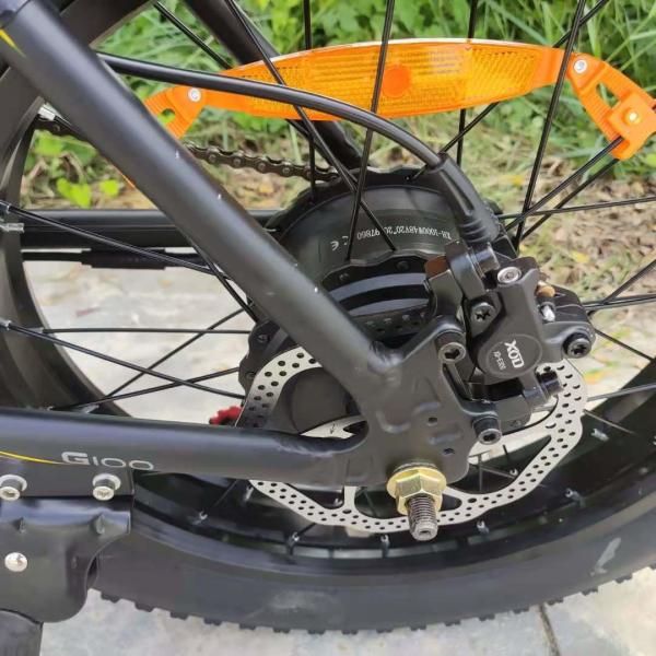 500W Brushless Motor Fat Tire Electric Mountain Bike 48V/10.4AH Lithium Battery