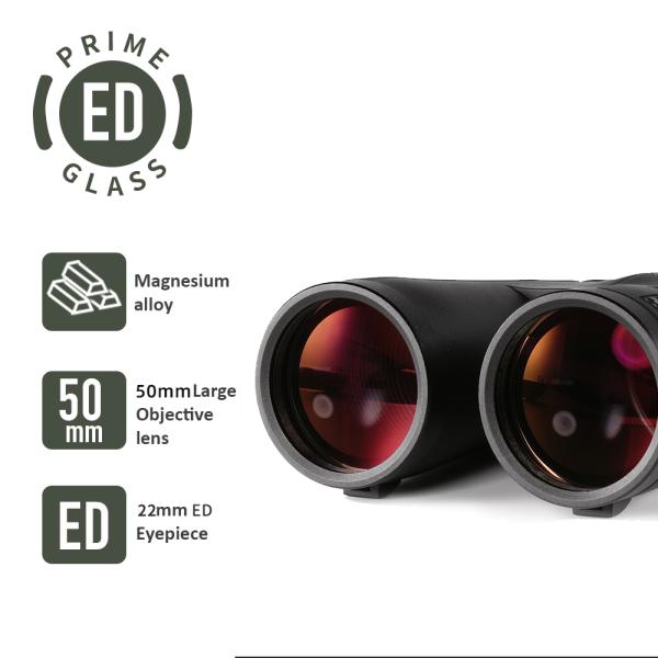 бинокли 10X50 ED выдвигают призмы FMC& BaK-4 на открытом воздухе и Birding наблюдая Binoculas для взрослых