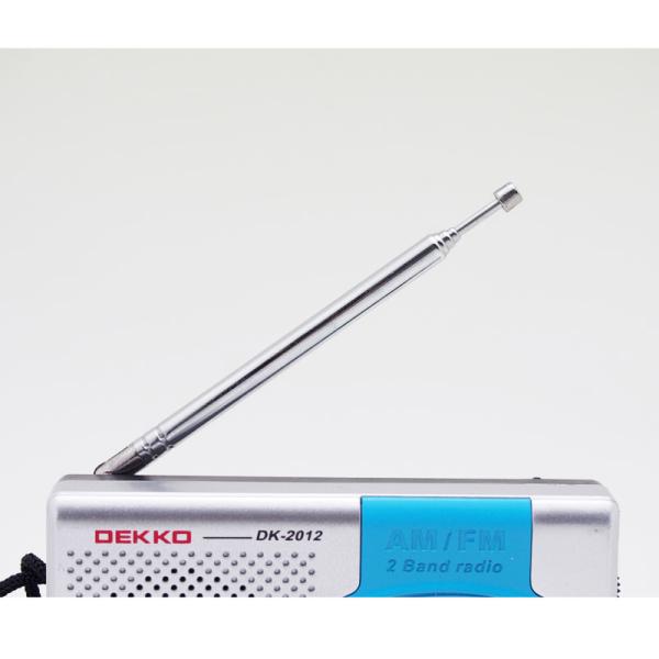 Hot Selling Aa Battery Powered Fm Radio Pocket Size Built In Antenna 2 Batteries