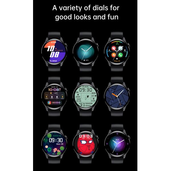 IP67 Bluetooth Call Smart Bracelet 260mAh Music Player Silicone Wristband