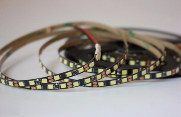 IP20 Narrow side 5mm LED Strip Light 2835 SMD flexible diode tape lamp White/black PCB 120leds/m DC12V tiras led ribbon